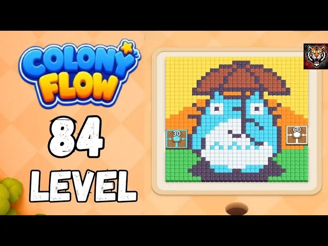 Colony Flow! Level 84 board layout