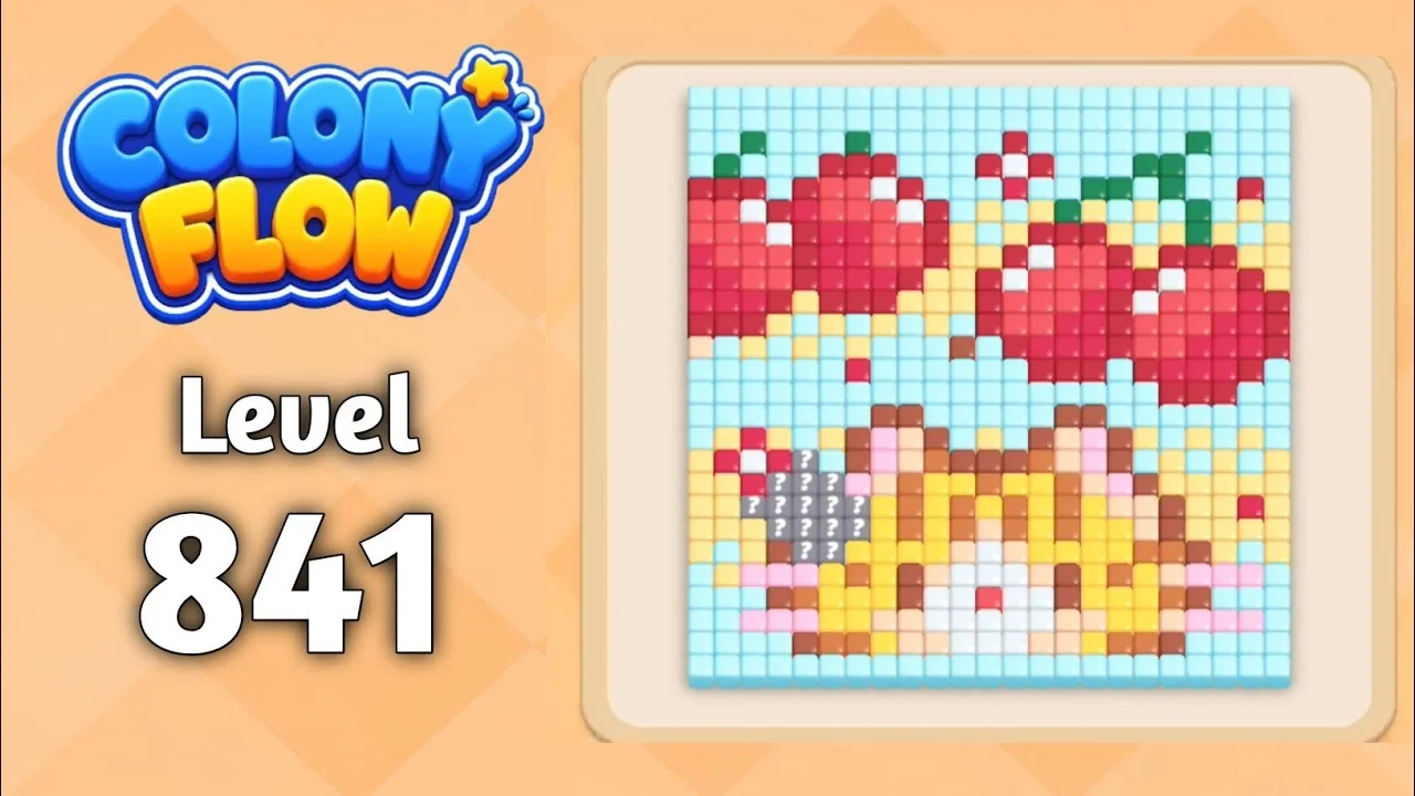 Colony Flow! Level 841 board layout
