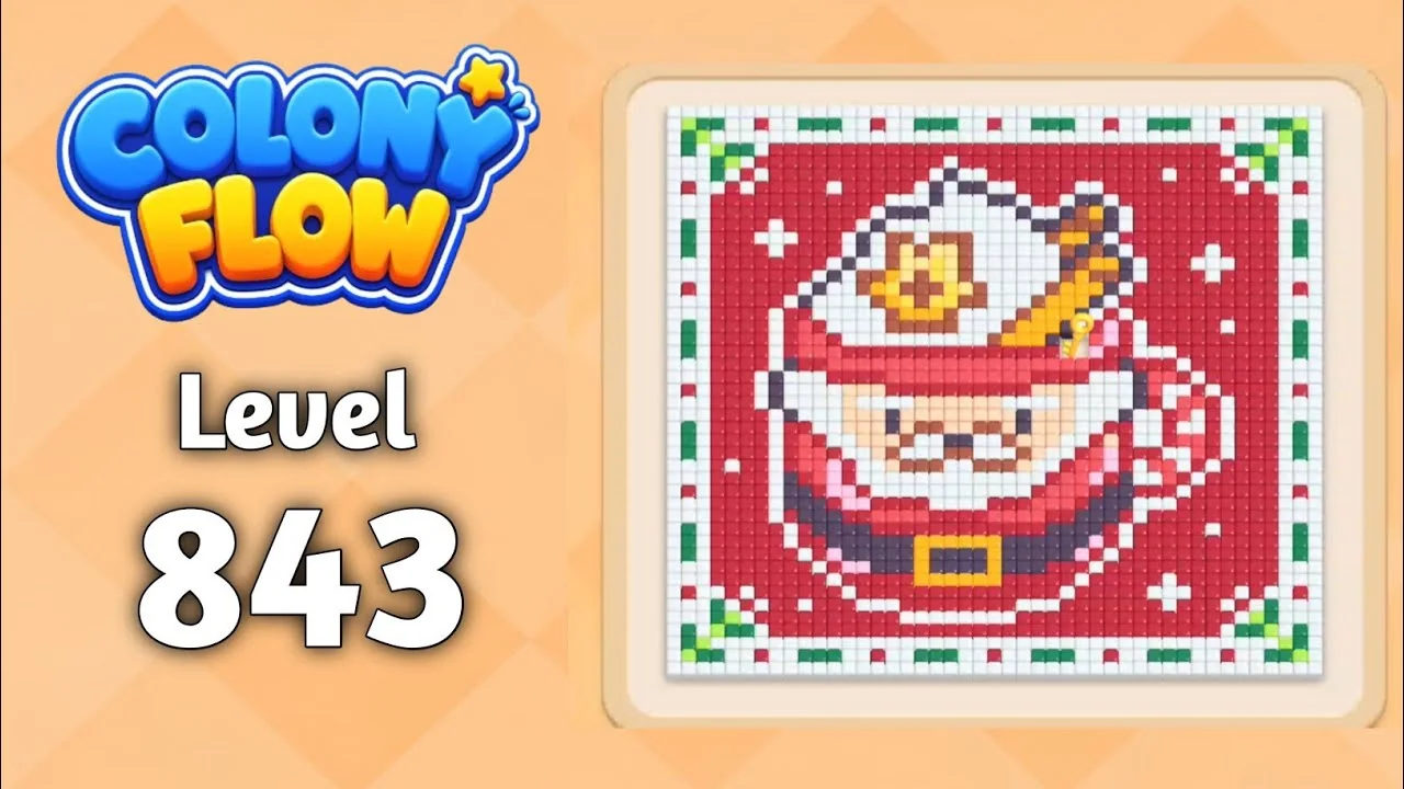 Colony Flow! Level 843 board layout