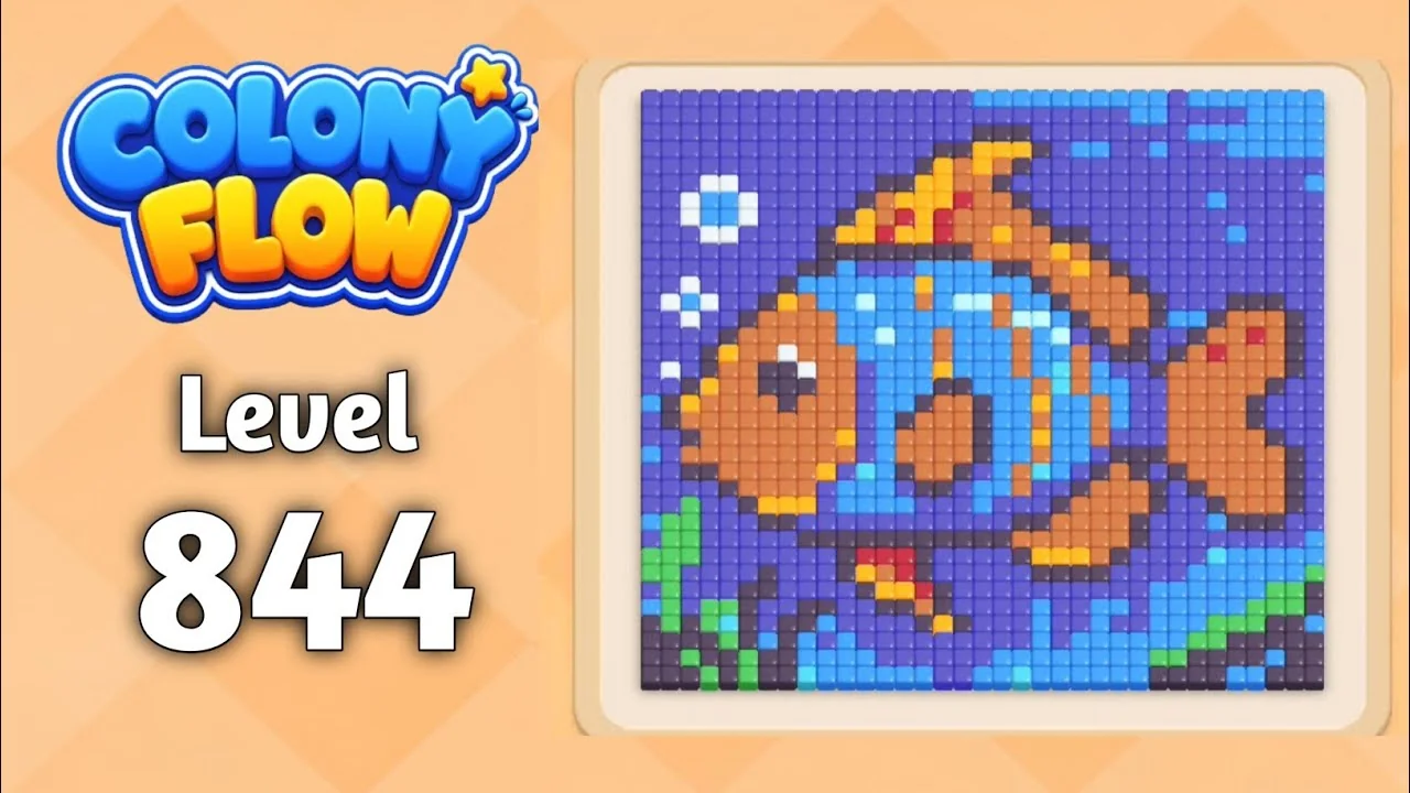 Colony Flow! Level 844 board layout