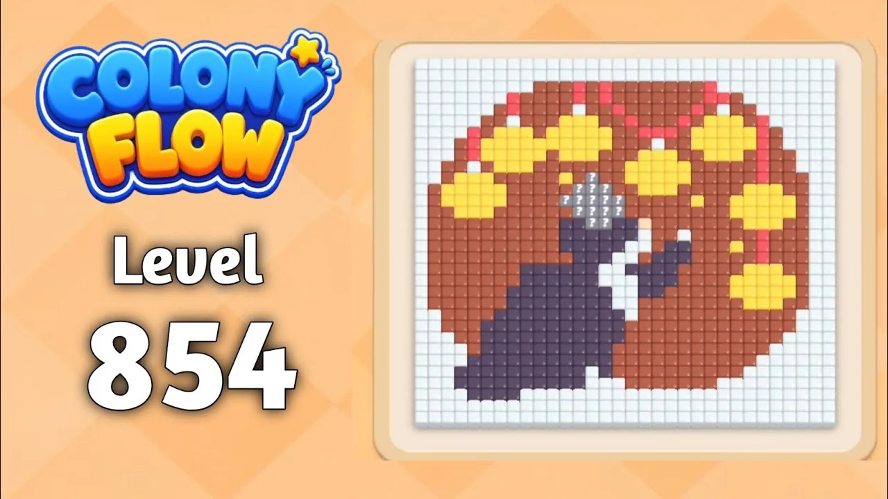 Colony Flow! Level 854 board layout