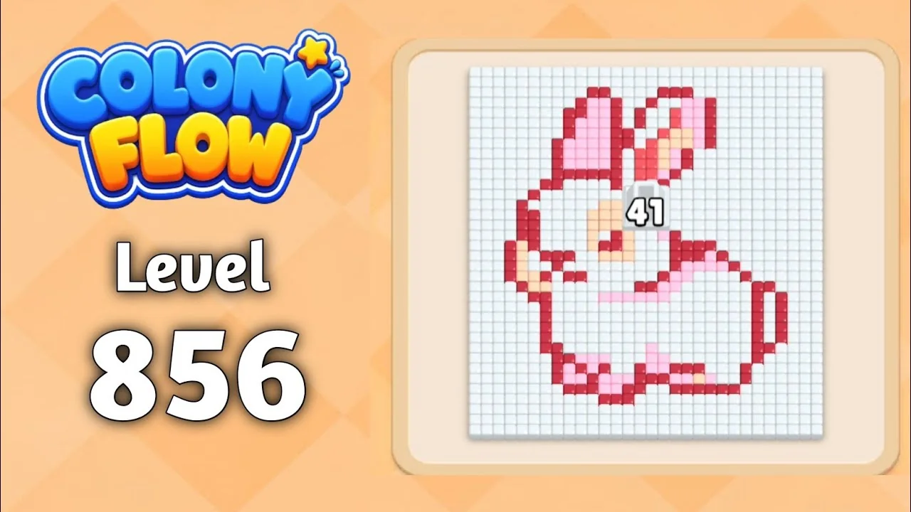 Colony Flow! Level 856 board layout