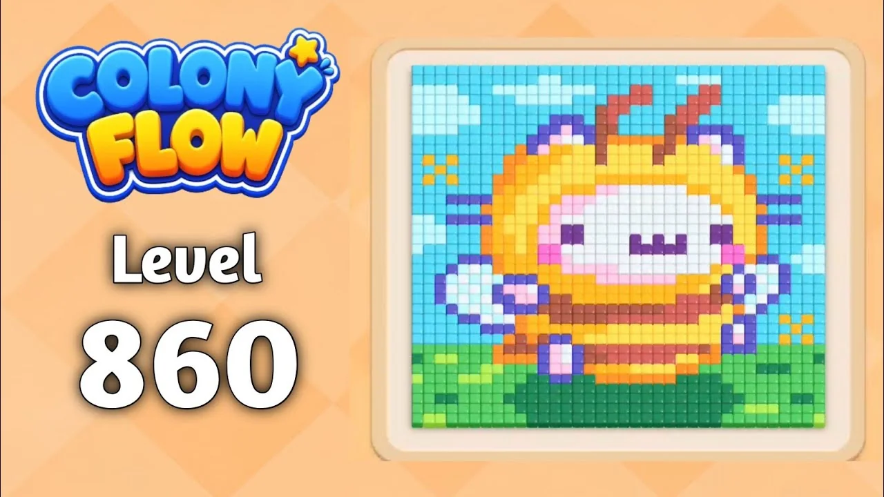 Colony Flow! Level 860 board layout