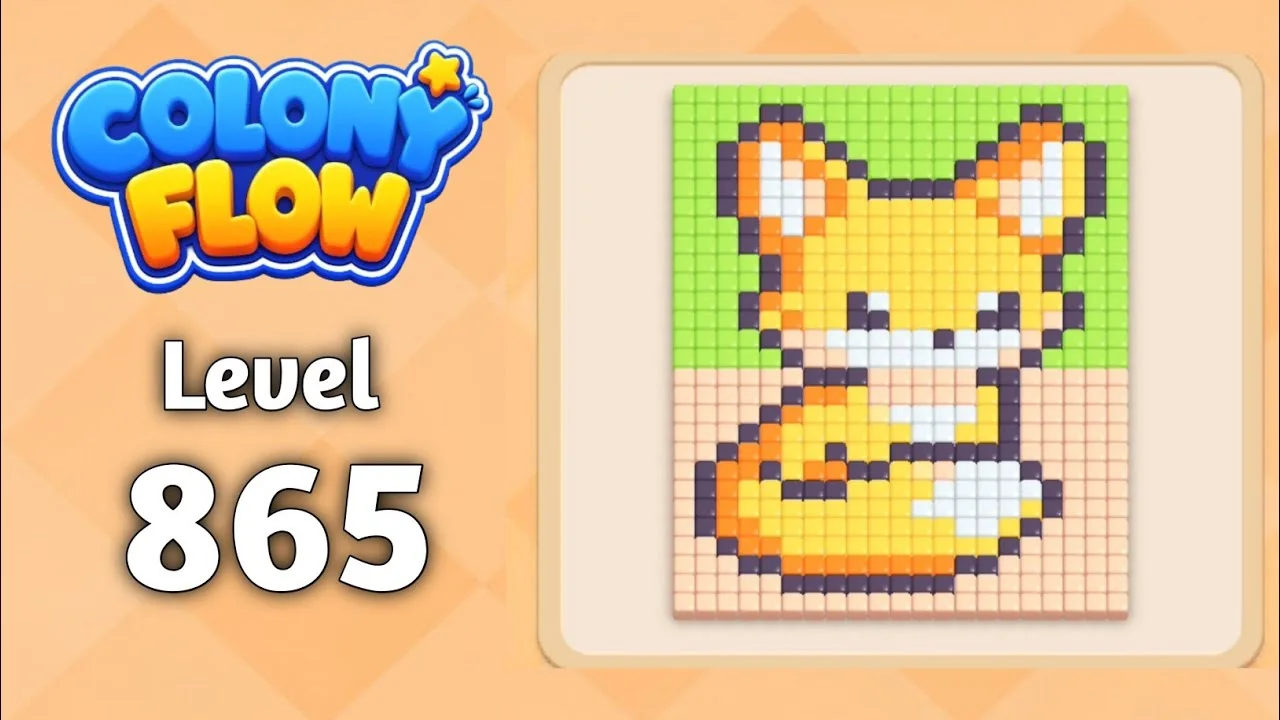 Colony Flow! Level 865 board layout