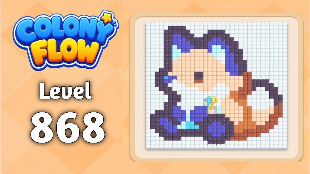 Colony Flow! Level 868 board layout
