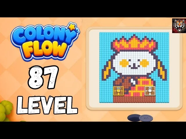 Colony Flow! Level 87 board layout