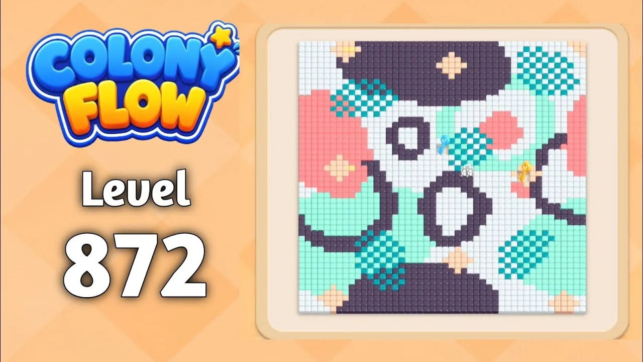 Colony Flow! Level 872 board layout