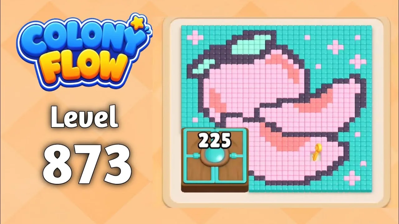 Colony Flow! Level 873 board layout