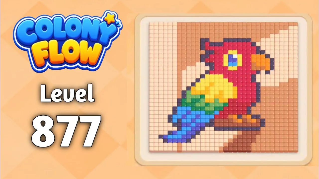 Colony Flow! Level 877 board layout