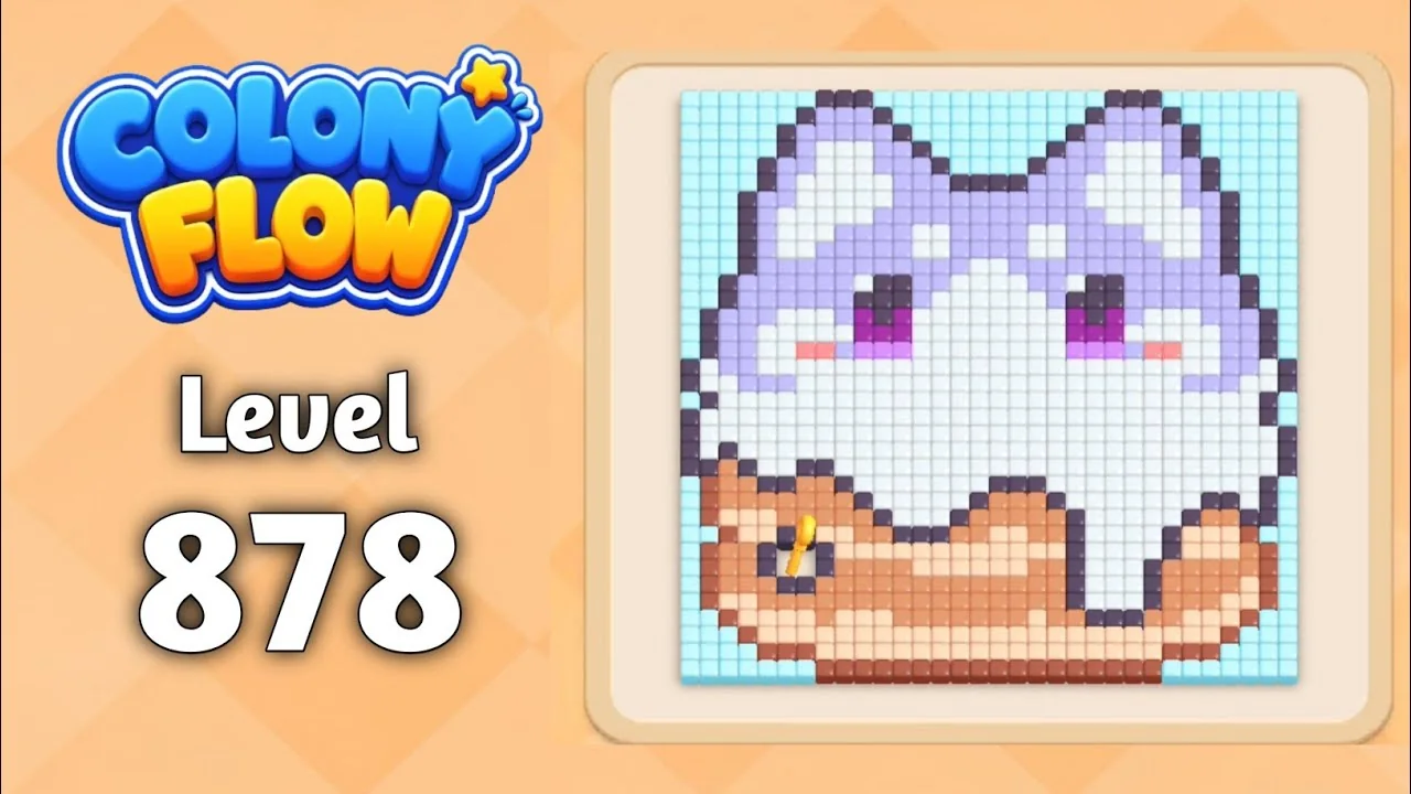 Colony Flow! Level 878 board layout
