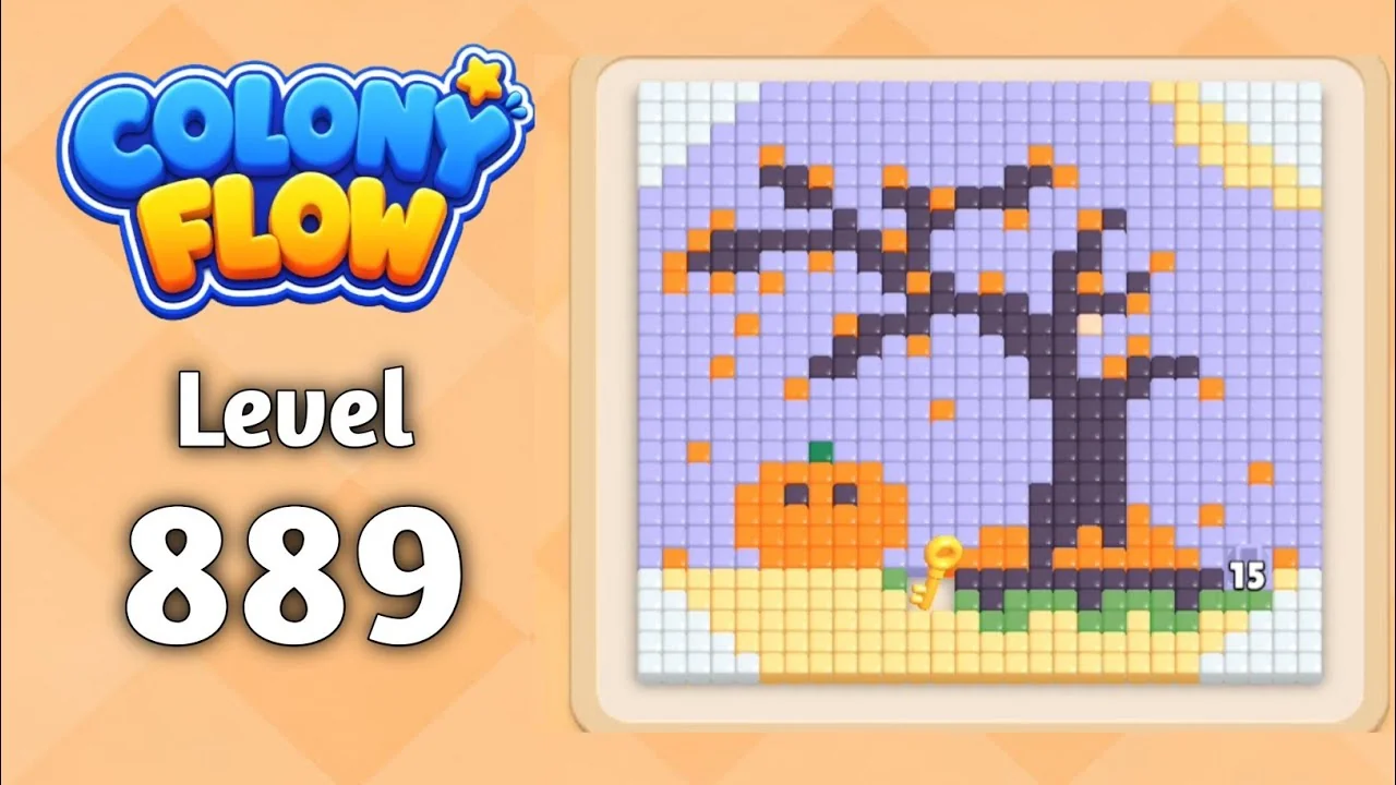 Colony Flow! Level 889 board layout