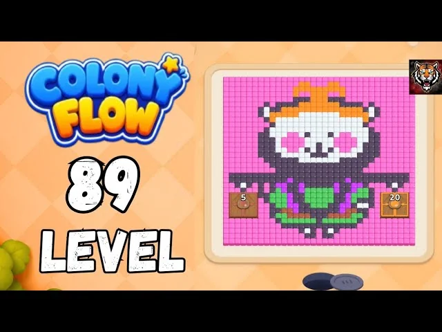 Colony Flow! Level 89 board layout
