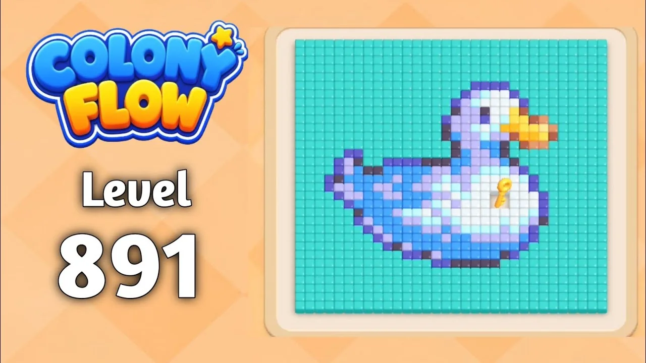 Colony Flow! Level 891 board layout