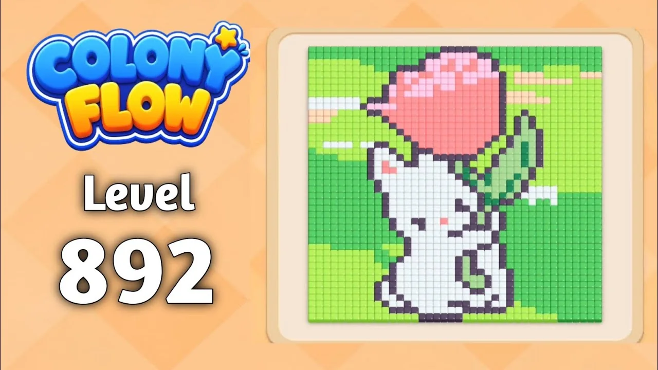 Colony Flow! Level 892 board layout