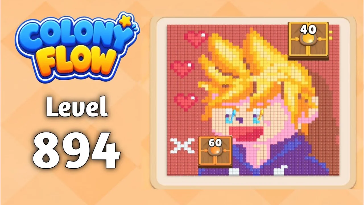 Colony Flow! Level 894 board layout