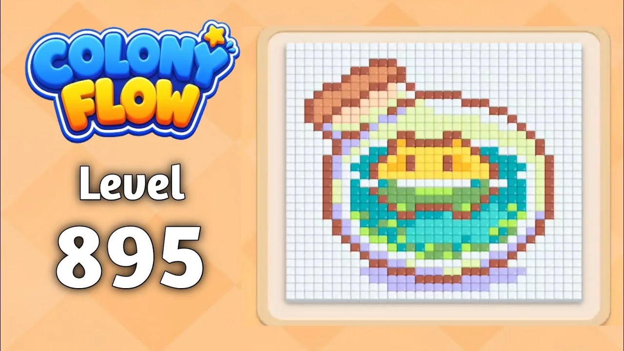 Colony Flow! Level 895 board layout