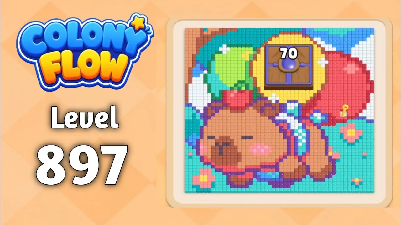 Colony Flow! Level 897 board layout