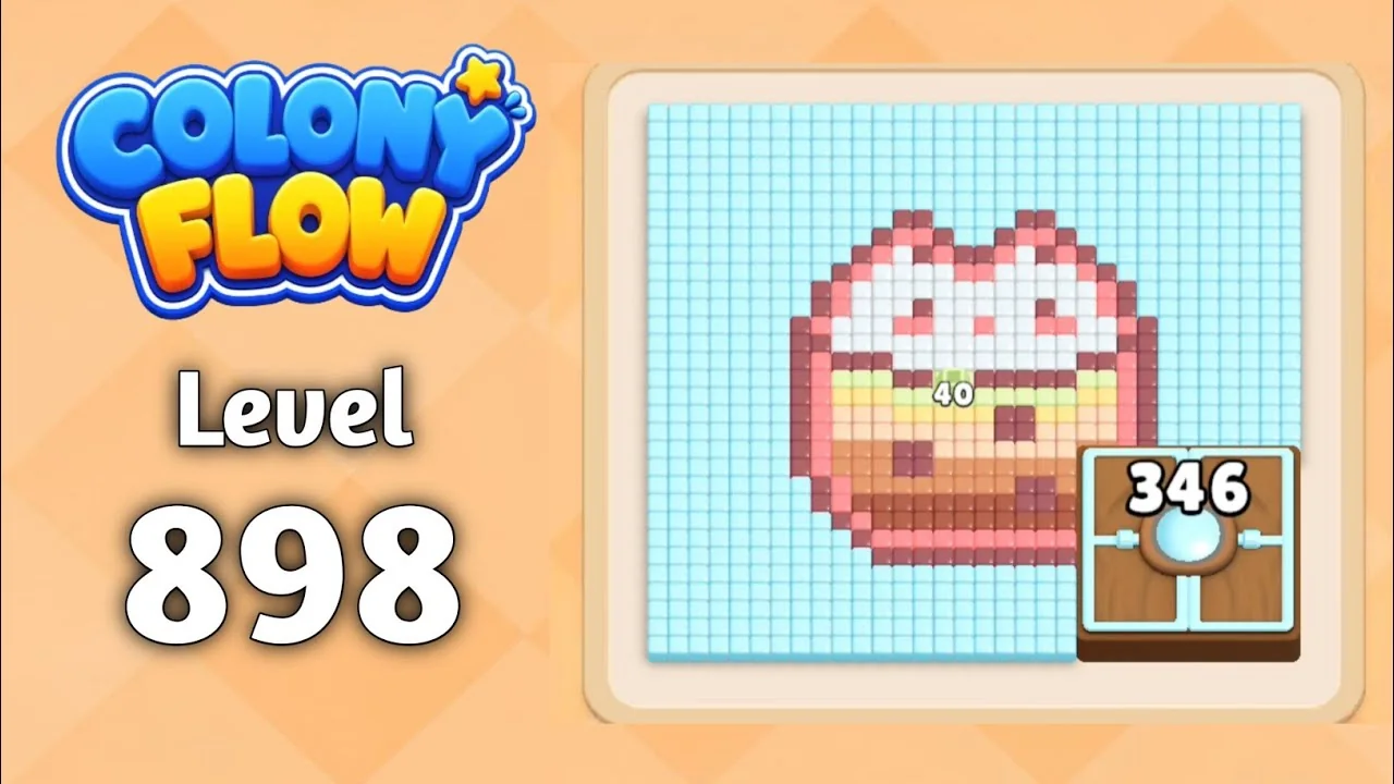 Colony Flow! Level 898 board layout