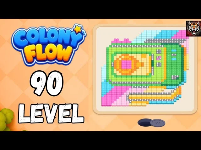 Colony Flow! Level 90 board layout