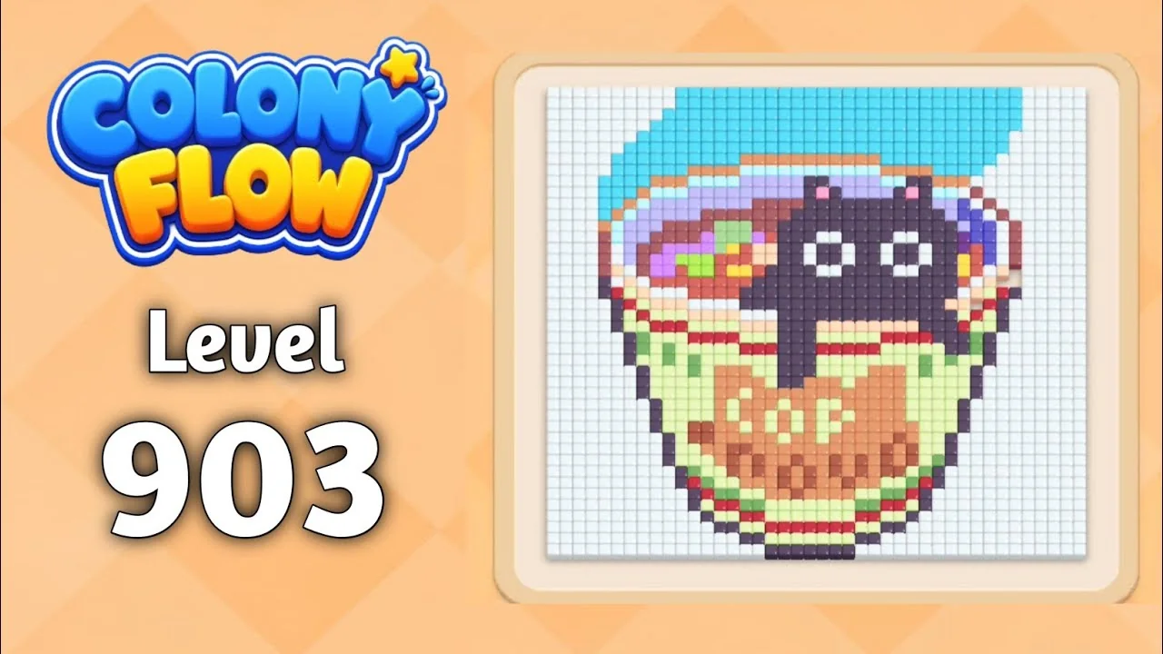 Colony Flow! Level 903 board layout