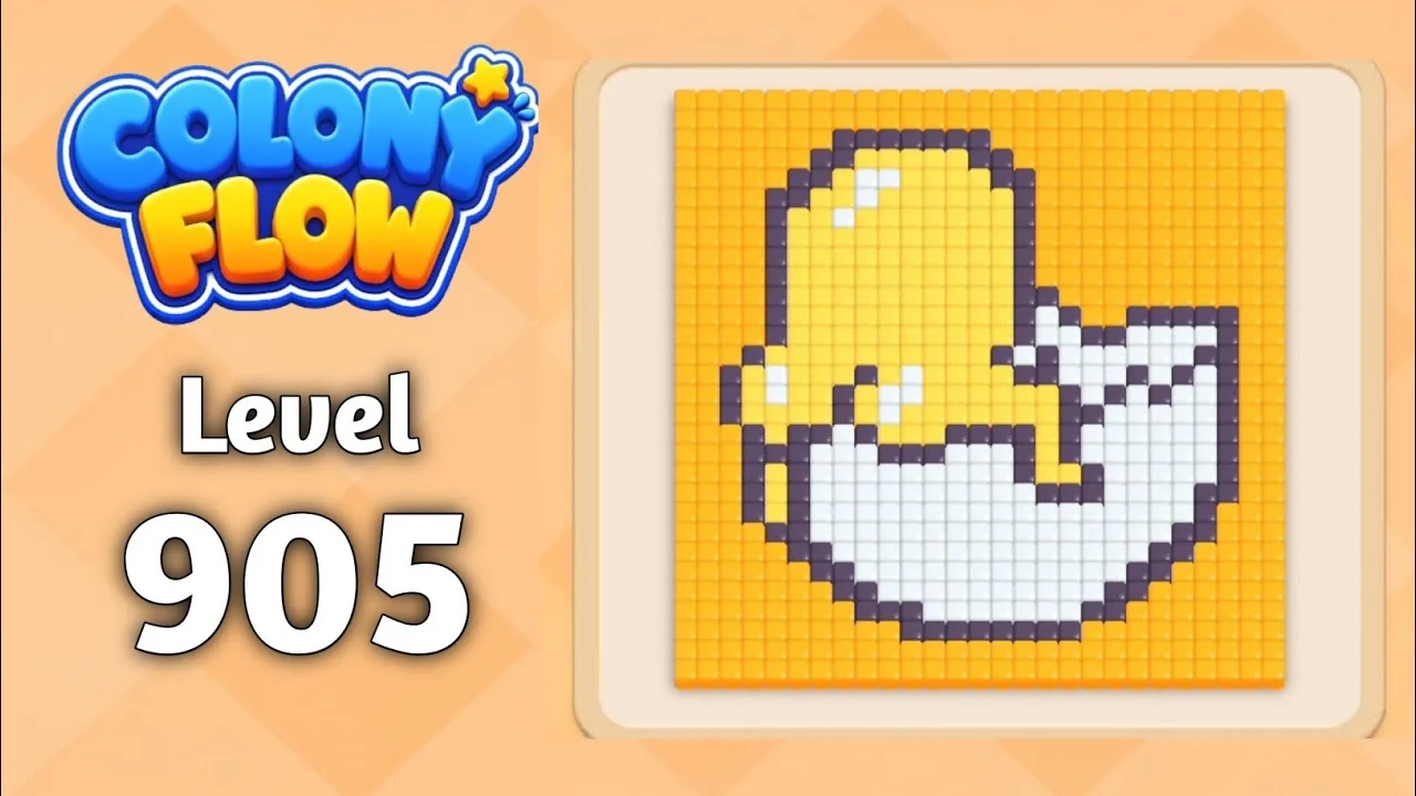 Colony Flow! Level 905 board layout
