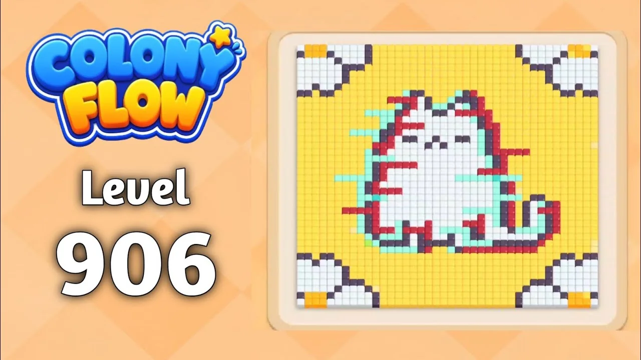 Colony Flow! Level 906 board layout