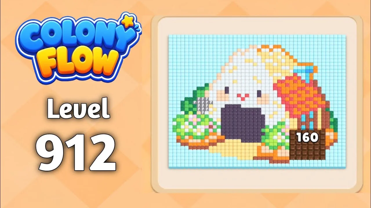 Colony Flow! Level 912 board layout