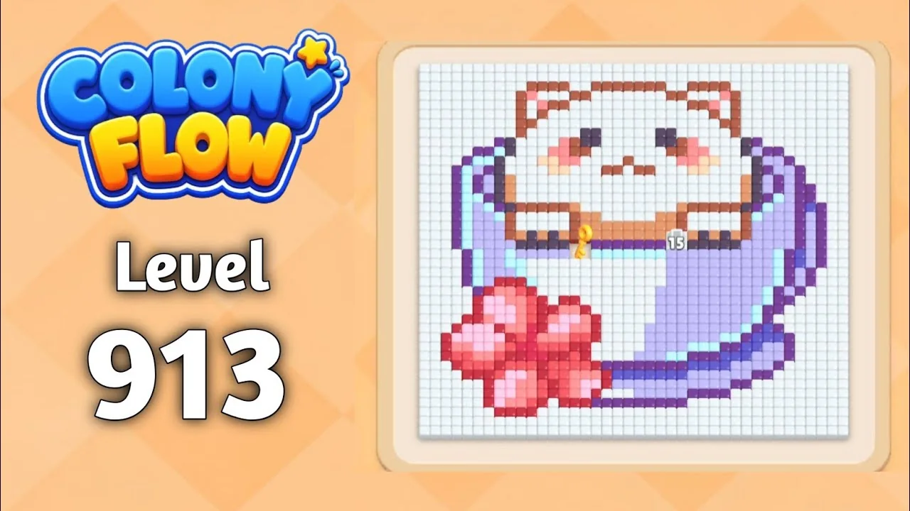 Colony Flow! Level 913 board layout