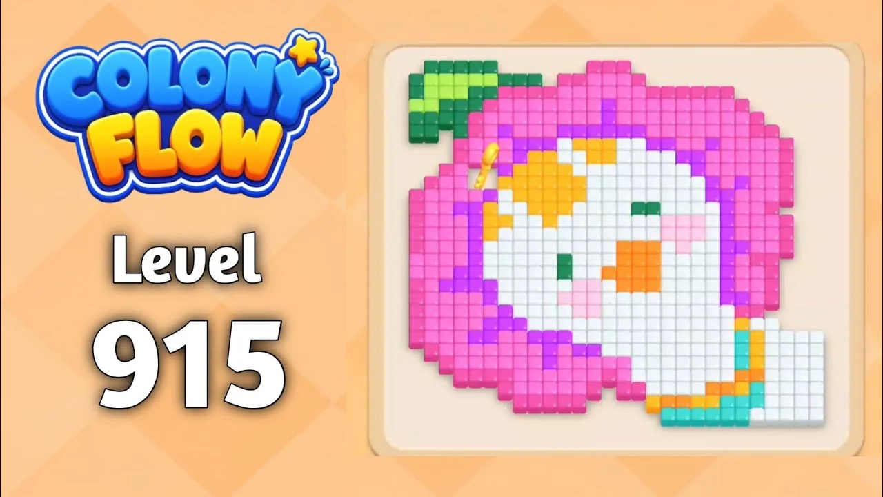 Colony Flow! Level 915 board layout