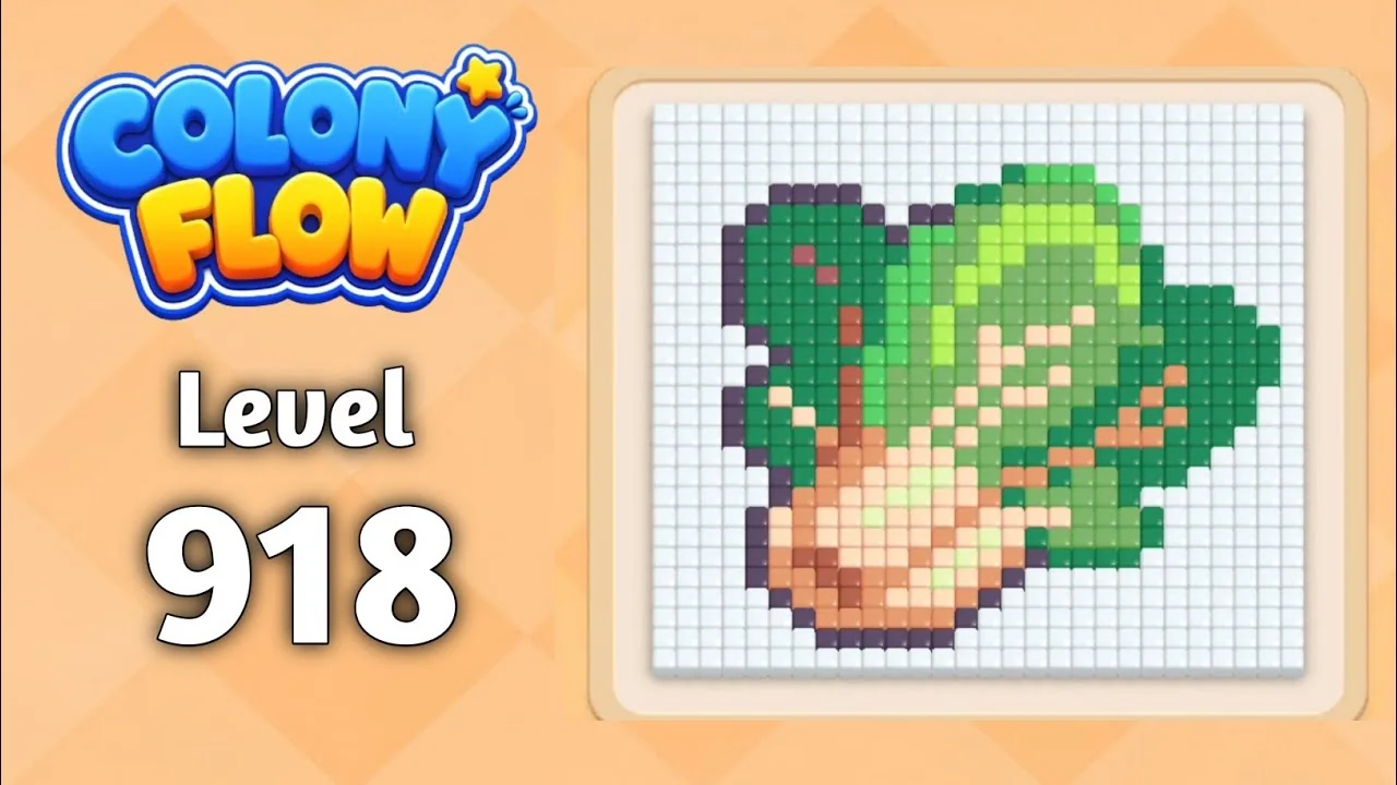 Colony Flow! Level 918 board layout