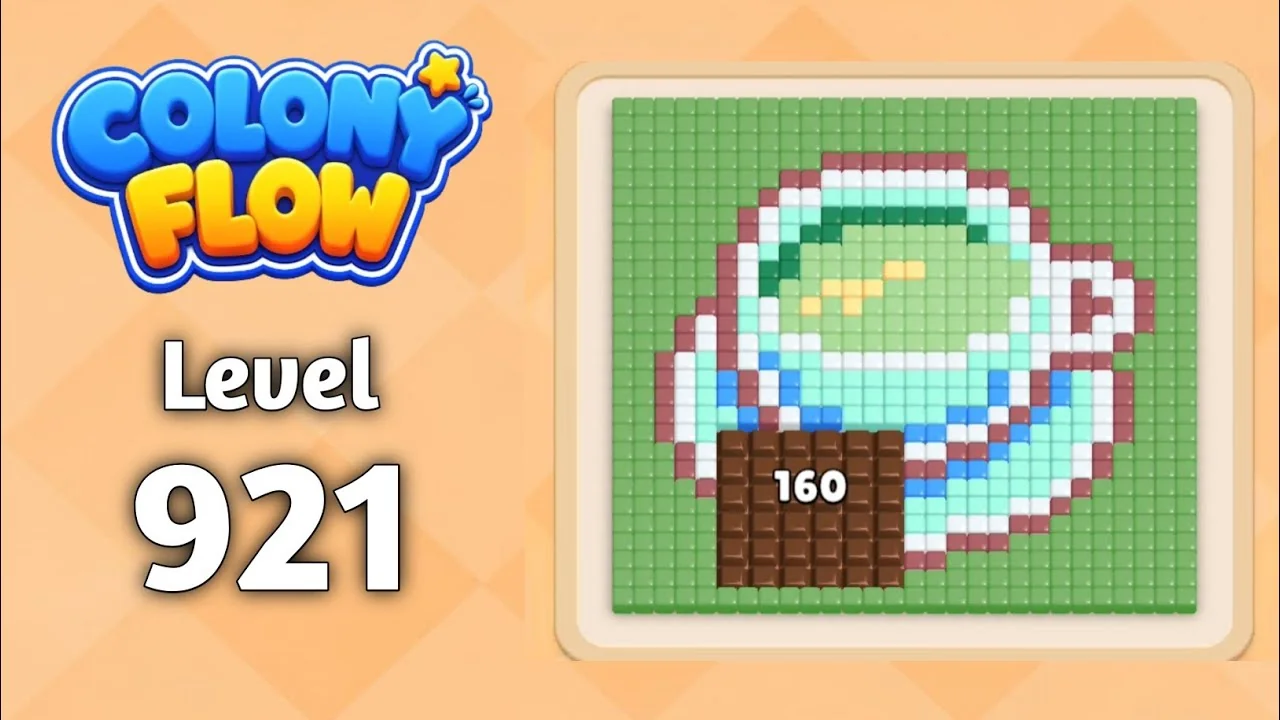 Colony Flow! Level 921 board layout