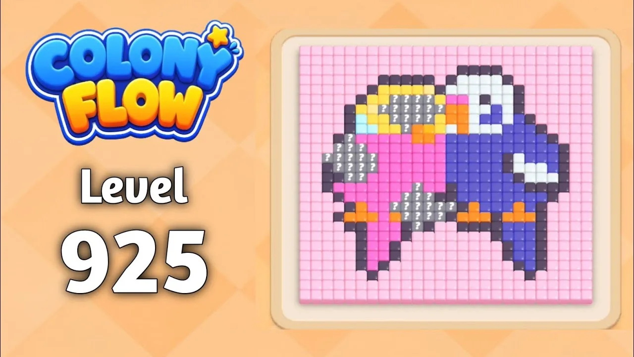 Colony Flow! Level 925 board layout