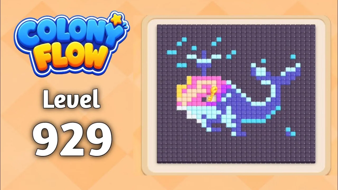 Colony Flow! Level 929 board layout