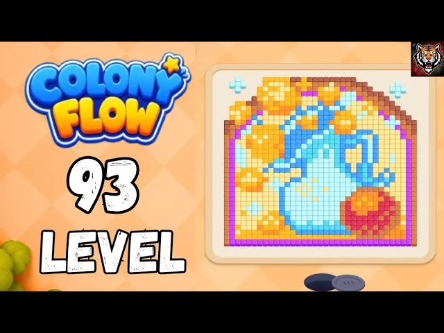 Colony Flow! Level 93 board layout