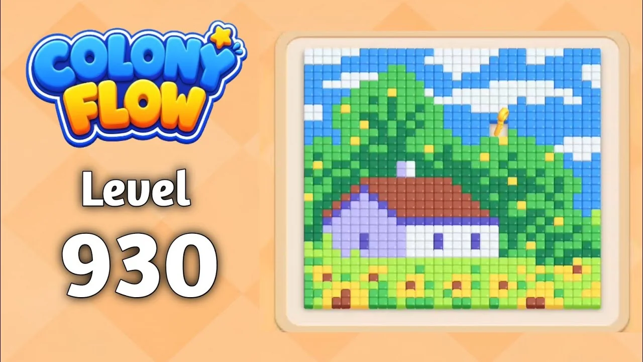 Colony Flow! Level 930 board layout