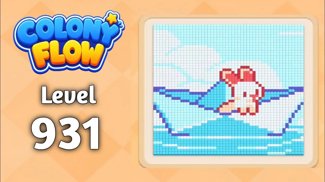 Colony Flow! Level 931 board layout