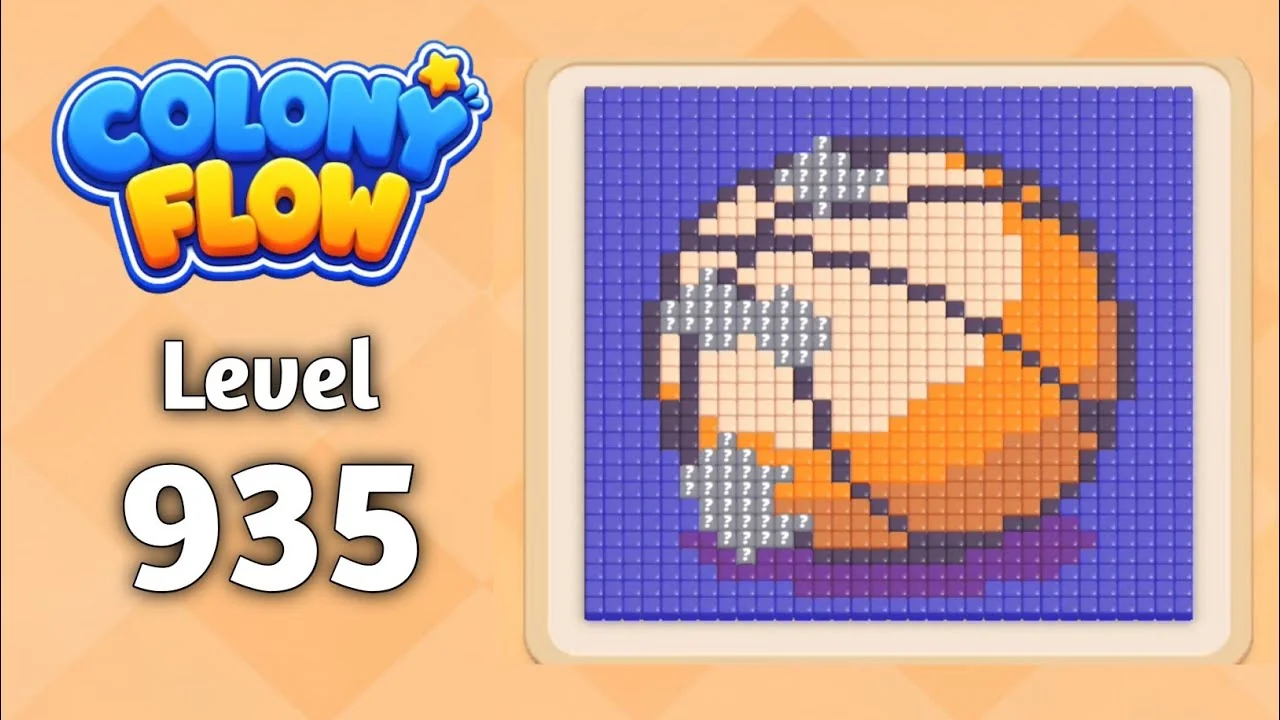Colony Flow! Level 935 board layout