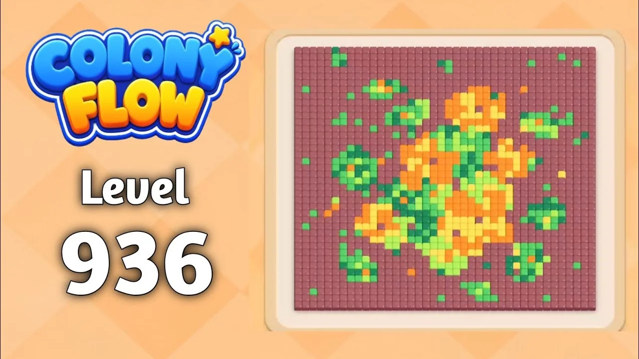 Colony Flow! Level 936 board layout