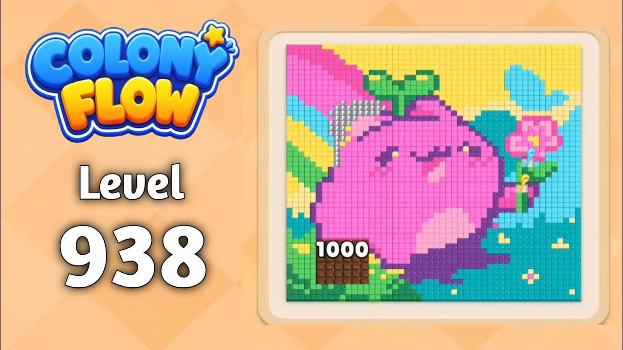 Colony Flow! Level 938 board layout