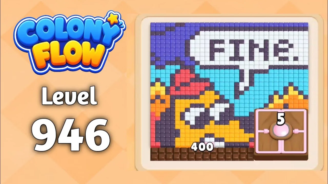 Colony Flow! Level 946 board layout