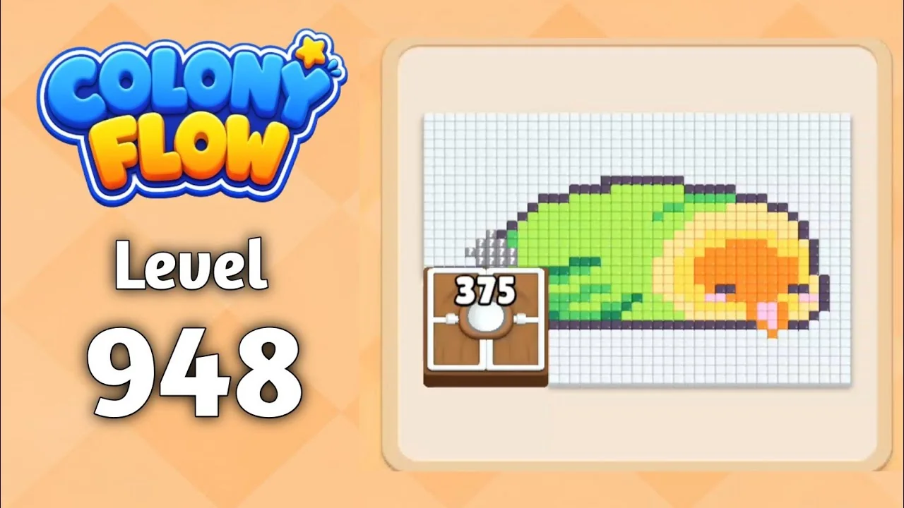 Colony Flow! Level 948 board layout
