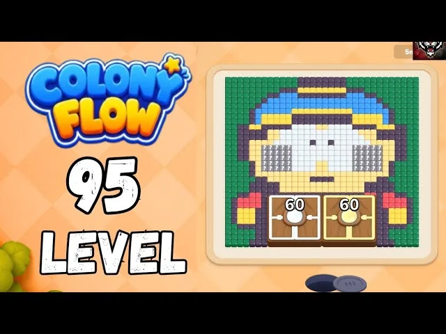 Colony Flow! Level 95 board layout