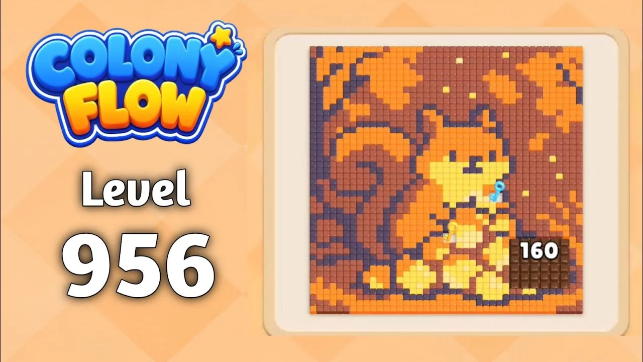 Colony Flow! Level 956 board layout