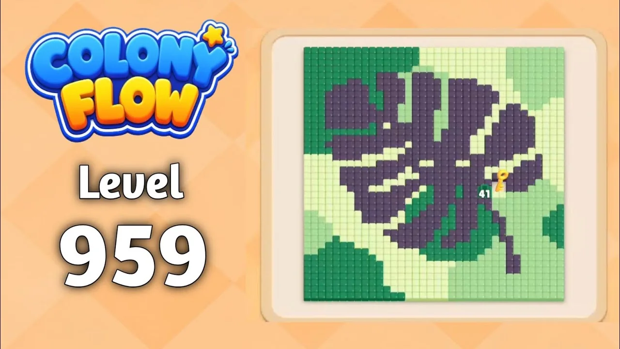 Colony Flow! Level 959 board layout