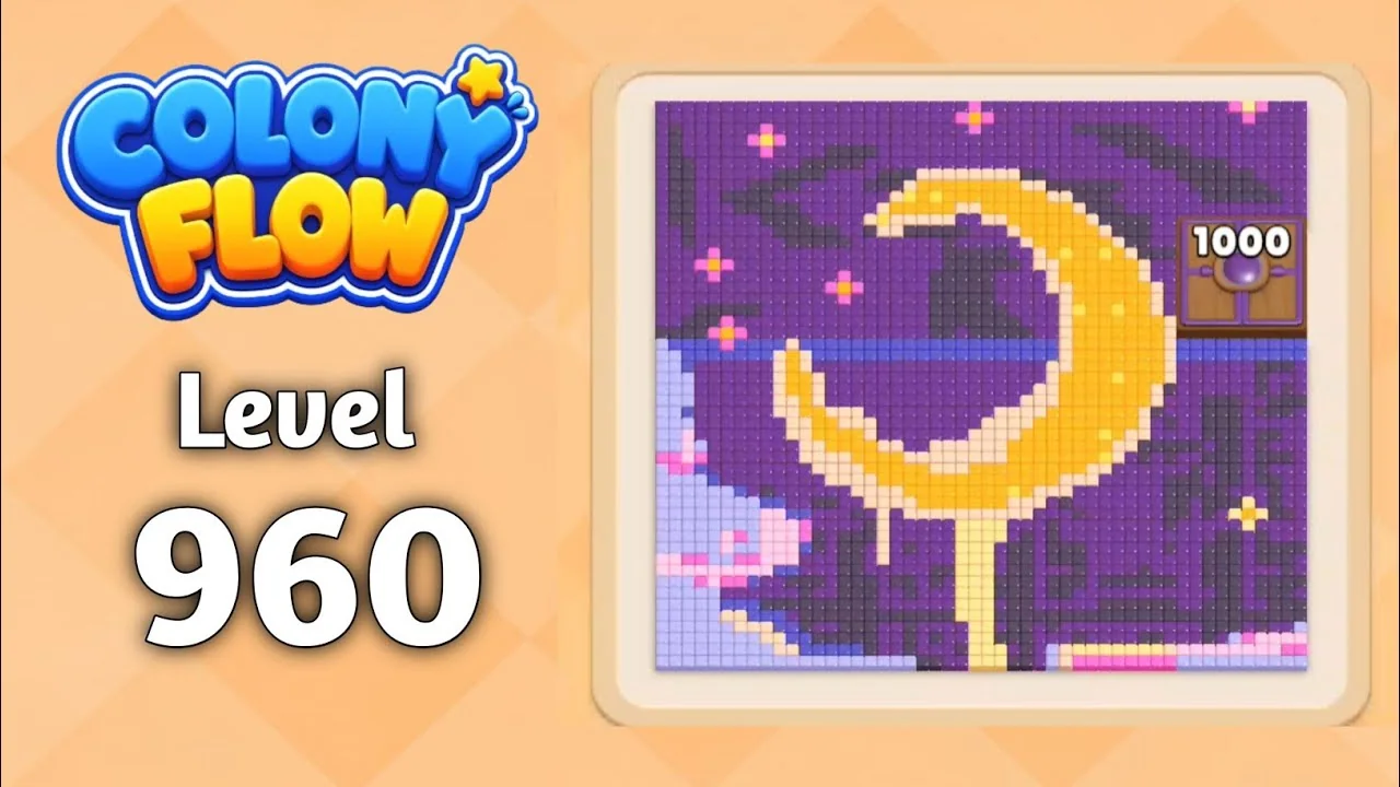 Colony Flow! Level 960 board layout
