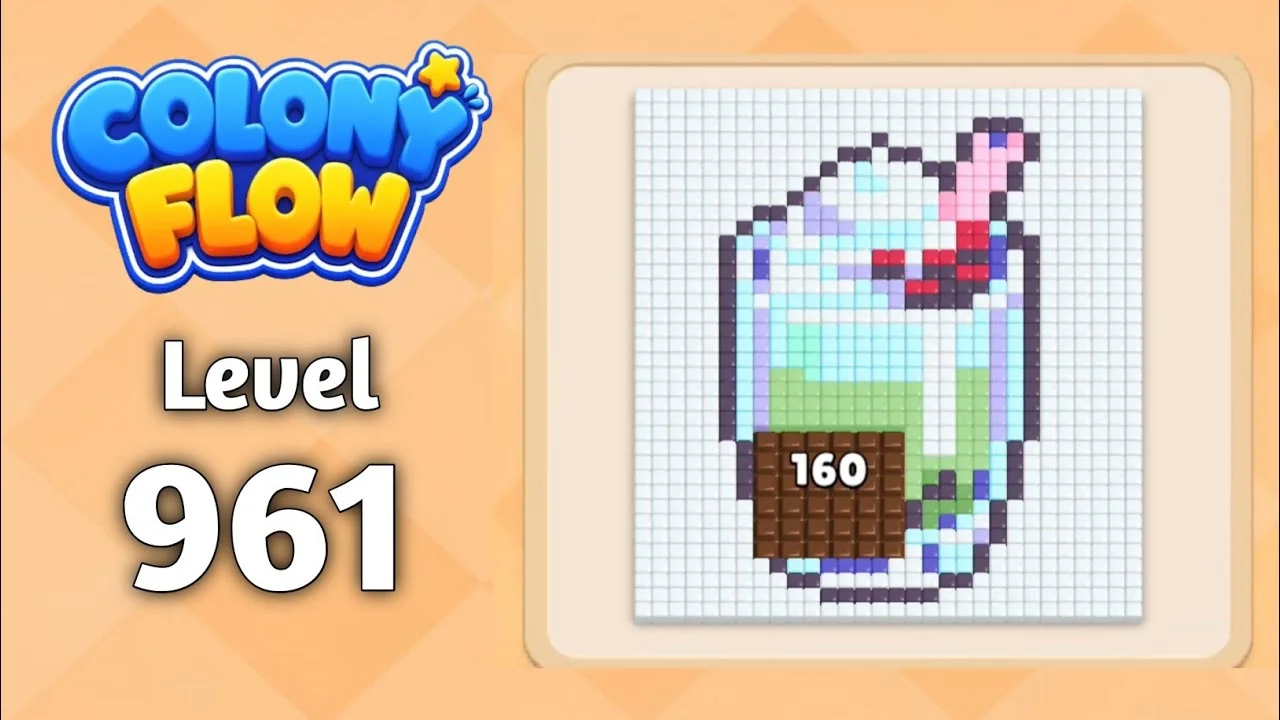 Colony Flow! Level 961 board layout