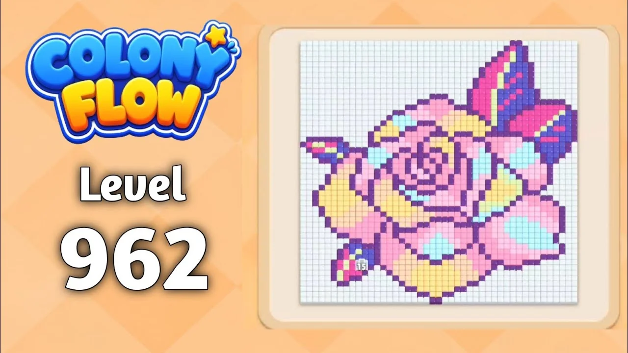 Colony Flow! Level 962 board layout