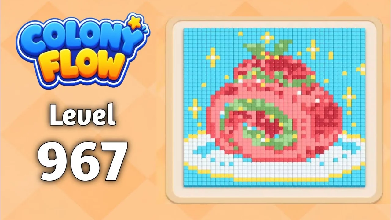 Colony Flow! Level 967 board layout