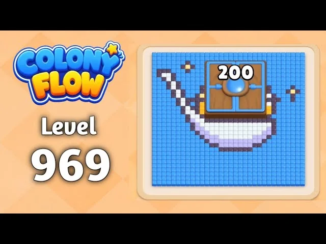 Colony Flow! Level 969 board layout