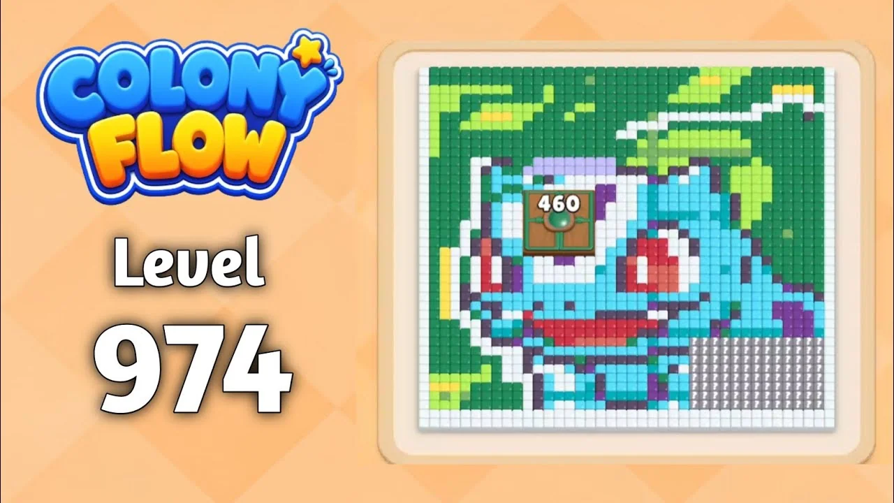 Colony Flow! Level 974 board layout